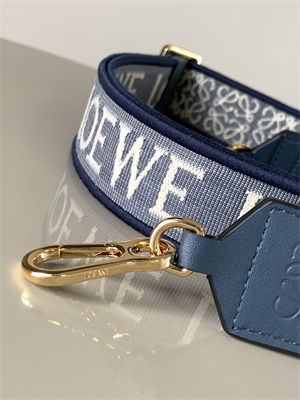 Loewe Anagram strap in jacquard and calfskin