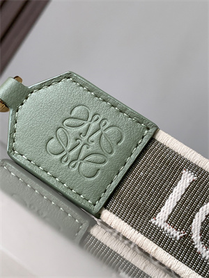 Loewe Anagram strap in jacquard and calfskin