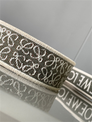 Loewe Anagram strap in jacquard and calfskin