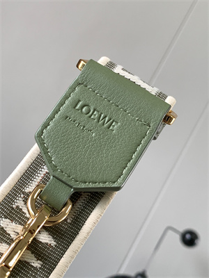Loewe Anagram strap in jacquard and calfskin