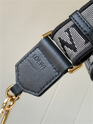 Loewe Anagram strap in jacquard and calfskin