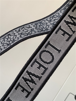 Loewe Anagram strap in jacquard and calfskin