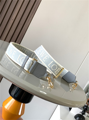 Loewe Anagram strap in jacquard and calfskin