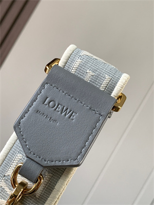 Loewe Anagram strap in jacquard and calfskin