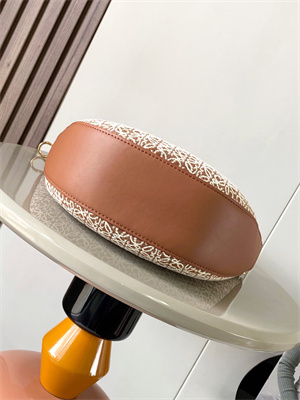 Loewe Luna bag in Anagram jacquard and classic calfskin