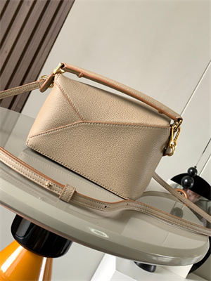 Loewe Mini Puzzle Bag In Soft Grained Calfskin