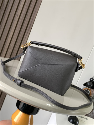 Loewe Mini Puzzle Bag In Soft Grained Calfskin