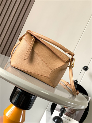 Loewe Mini Puzzle Bag In Soft Grained Calfskin
