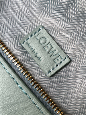 Loewe Mini Puzzle Bag In Soft Grained Calfskin With Wide Strap