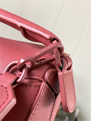 Loewe Mini Puzzle Bag In Soft Grained Calfskin With Wide Strap