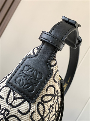 Loewe Cubi Bag In Anagram Jacquard and Calfskin