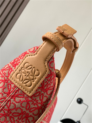 Loewe Cubi Bag In Anagram Jacquard and Calfskin