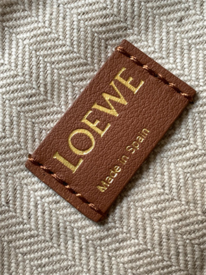 Loewe Cubi Bag In Anagram Jacquard and Calfskin