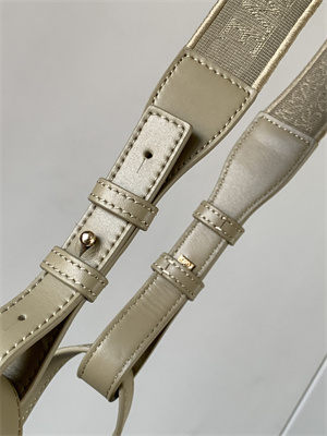 Loewe Compact Hammock bag in satin calfskin With Jacquard Strap