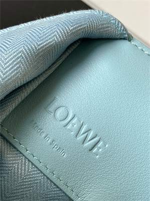Loewe Compact Hammock bag in satin calfskin With Jacquard Strap