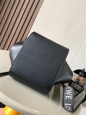 Loewe Compact Hammock bag in Classic calfskin With Jacquard Strap