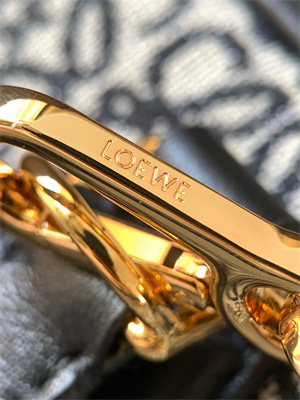 Loewe Amazona 23 Bag In Anagram Jacquard and Calfskin Black