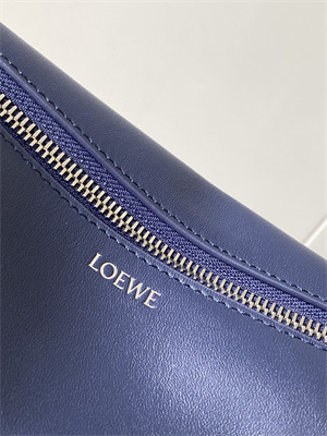 Loewe Puzzle Fold Wash Bag In Shinny Calfskin