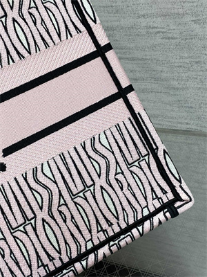 CD Miss Dior Medium Book Tote Allover Emb Pale Pink