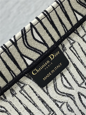 CD Miss Dior Large Book Tote Allover Emb Green