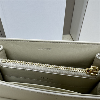 Celine Mini 16 Bag In Satined Calfskin Grey