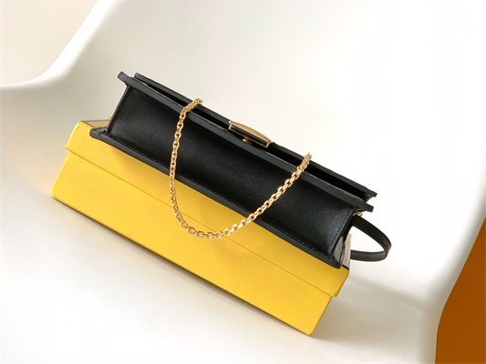 Fen.di WOC Baguette Nappa Leather Black