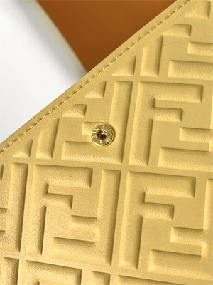 Fen.di WOC Baguette Nappa Leather Yellow