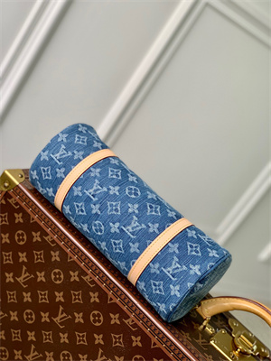 L.V Papillon Monogram Denim canvas M46830