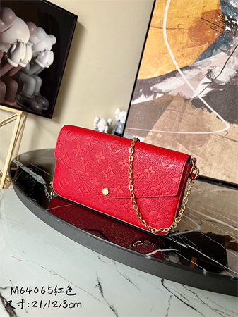 L.V Felicie Pochette Monogram Emprenite Red M64065