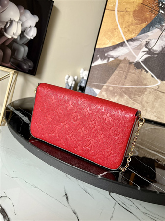 L.V Felicie Pochette Monogram Emprenite Red M64065