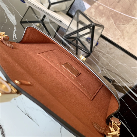 L.V Padlock On Strap Monogram Canvas Brown M80763