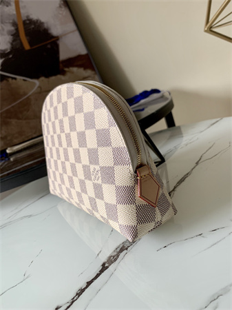 L.V Cosmetic Pouch GM Damier Azur N47353