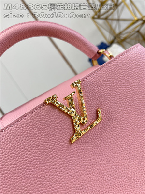 L.V Capucines East-West BB Grained calfskin Pink M48865