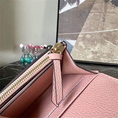 L.V Rosalie Coin Purse Monogram Empreinte Rose Poudré Pink M81520