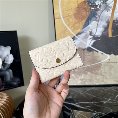 L.V Rosalie Coin Purse Monogram Empreinte Cream M81520