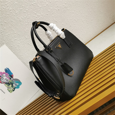 Prada Large Galleria  leather bag Black Color 1BA274