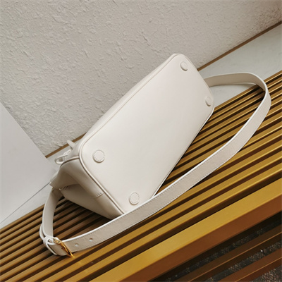 Prada Large Galleria  leather bag White Color 1BA274