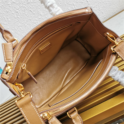 Prada Medium Galleria  leather bag Brown Color 1BA863