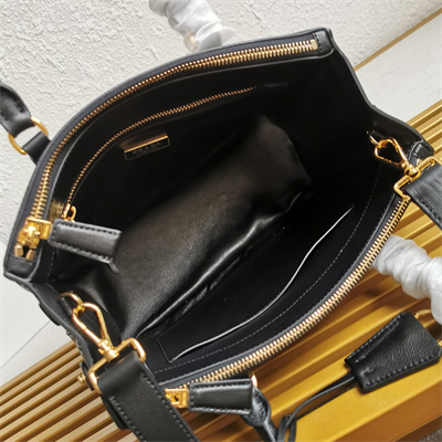 Prada Medium Galleria  leather bag Black Color 1BA863