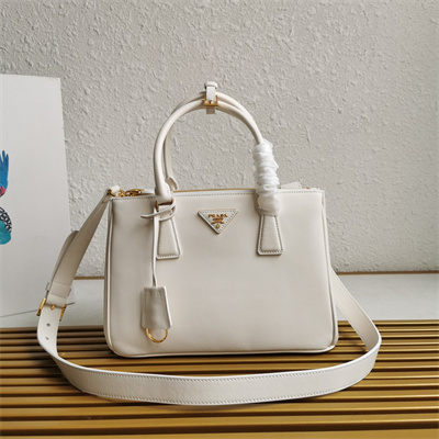 Prada Medium Galleria leather bag White Color 1BA863