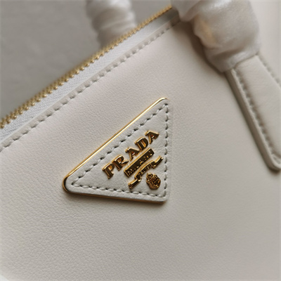 Prada Medium Galleria  leather bag White Color 1BA863