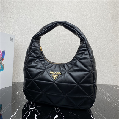 Prada Soft Nappa Leather Bag Black Color 1BC183