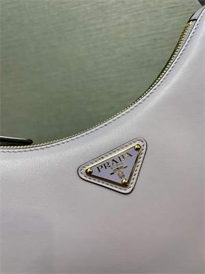 Prada Arqué leather shoulder bag Lilac Color 1BC194