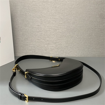 Prada Arqué leather shoulder bag Black Color 1BC194