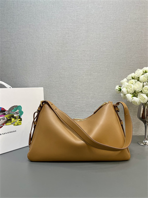 Prada Aimée large leather shoulder bag Caramel Color 1BC228
