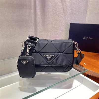 Prada Re-Nylon shoulder bag Black 1BD292