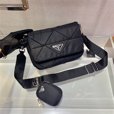 Prada Re-Nylon shoulder bag Black 1BD292