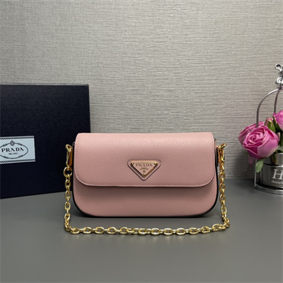 Prada Saffiano leather mini-bag Pink Color 1BD356