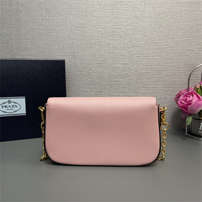 Prada Saffiano leather mini-bag Pink Color 1BD356