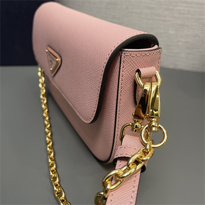 Prada Saffiano leather mini-bag Pink Color 1BD356